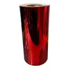 NEON - Vinilo Adhesivo De Corte Decorativo Rojo Metálico Brillante 30 Cms X 5 Mts