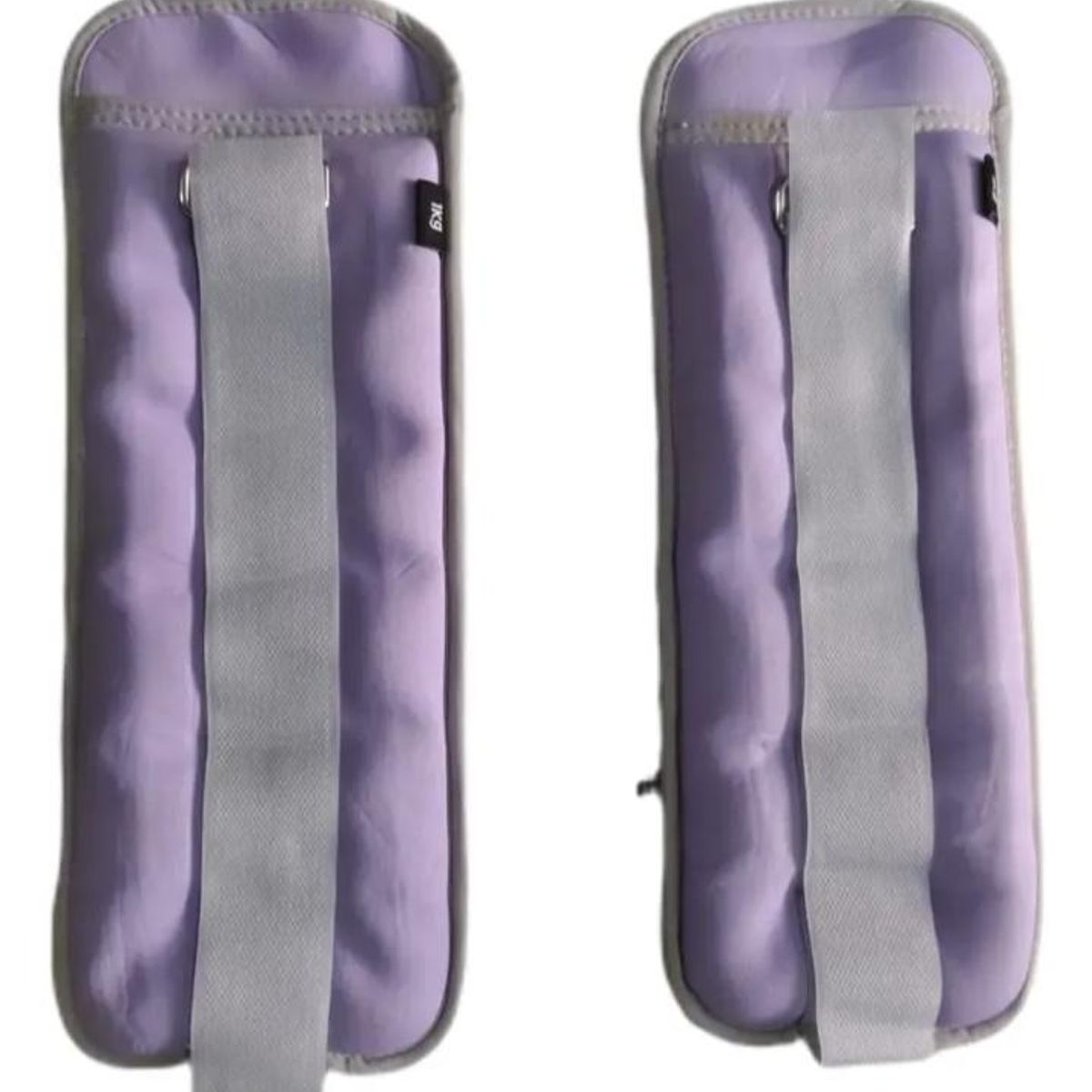 GENERICO - Tobilleras con peso 1kg por pierna total 2kg Morado Neopreno