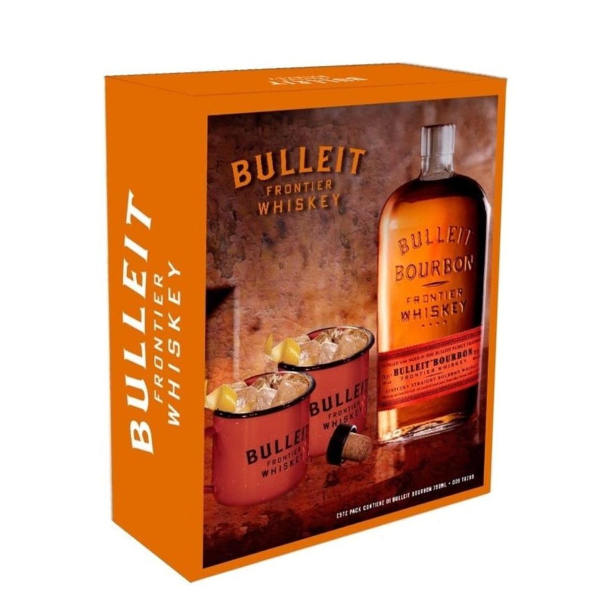BULLEIT - Whiskey Bulleit Bourbon 750cc + 2 Tazas