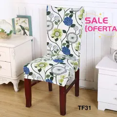 GENERICO - Fundas para silla de comedor 6 unidades