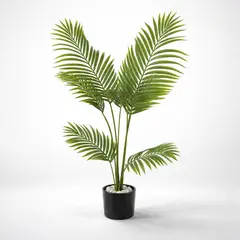 GENERICO - Planta Artificial Palmera Areca 1.2m Con Macetero