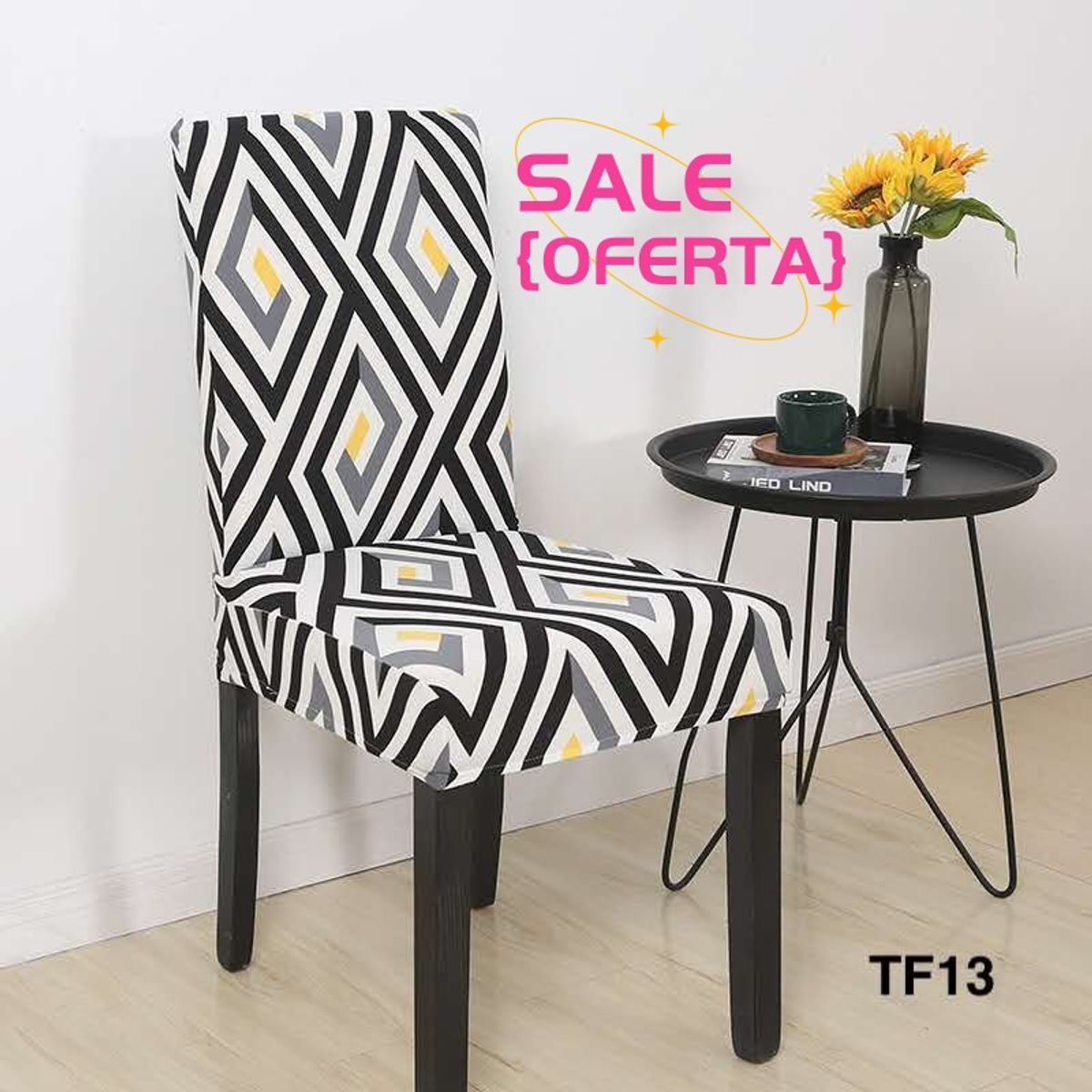 GENERICO - fundas para silla de comedor 6 unidades