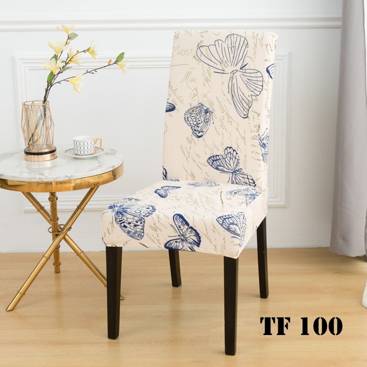 GENERICO - fundas para silla de comedor 6 unidades