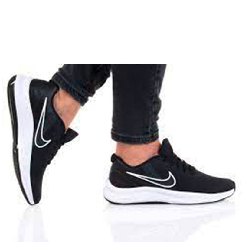 NIKE - Star Runner 3 Zapatilla Urbana Niño Negro (34.5 a 37.5) Nike