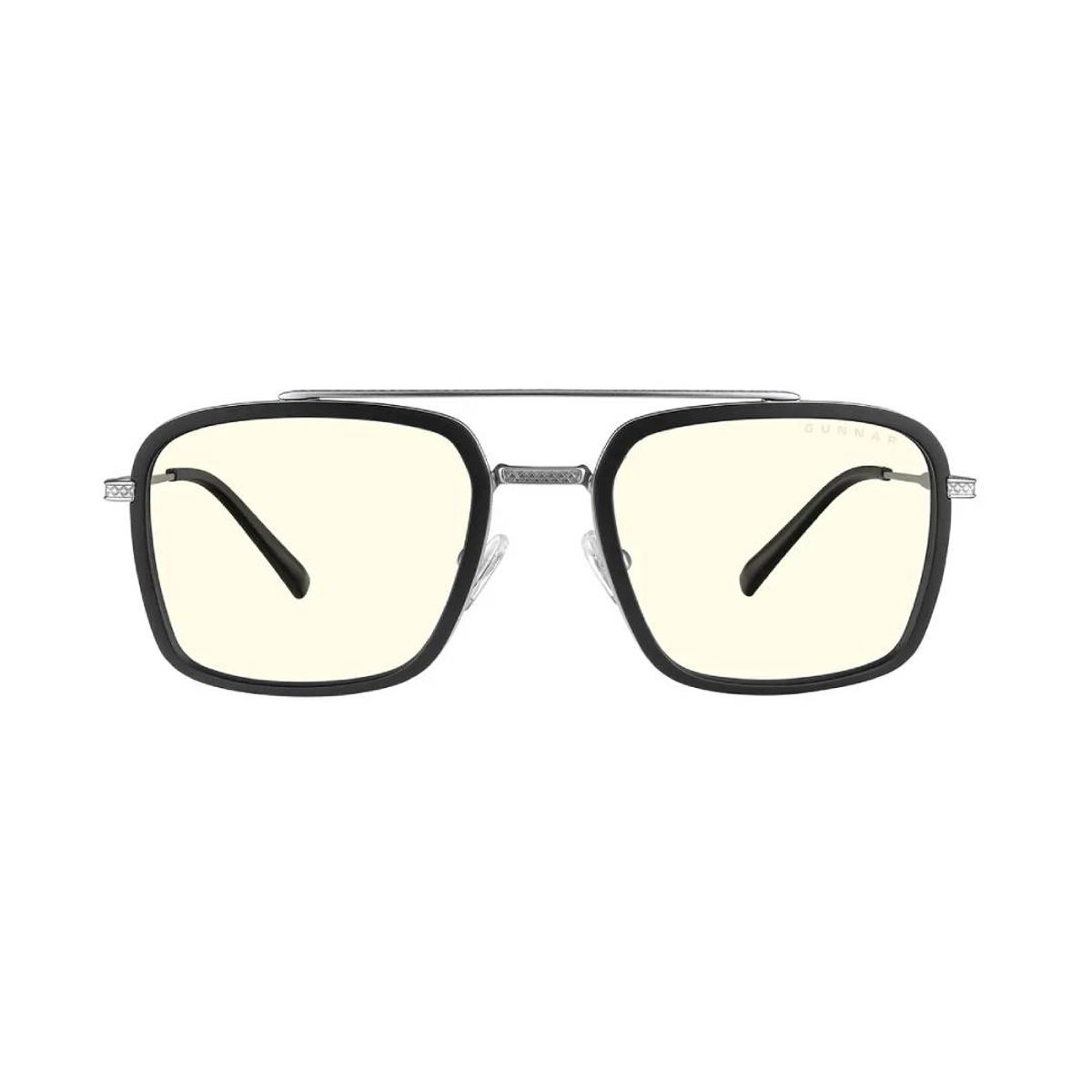 GUNNAR - Lentes Gunnar Barron Silver Clear - Tony Stark Design
