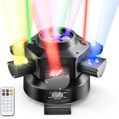 GENERICO - Cabeza Móvil De 6 Brazo Rgb Luz Láser Gobo Beam Laser 180w