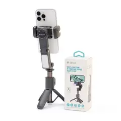 DEVIA - Gimbal Ultra1 Estabilizador Inteligente 3 en 1 con Seguimiento IA y Trípode Extensible