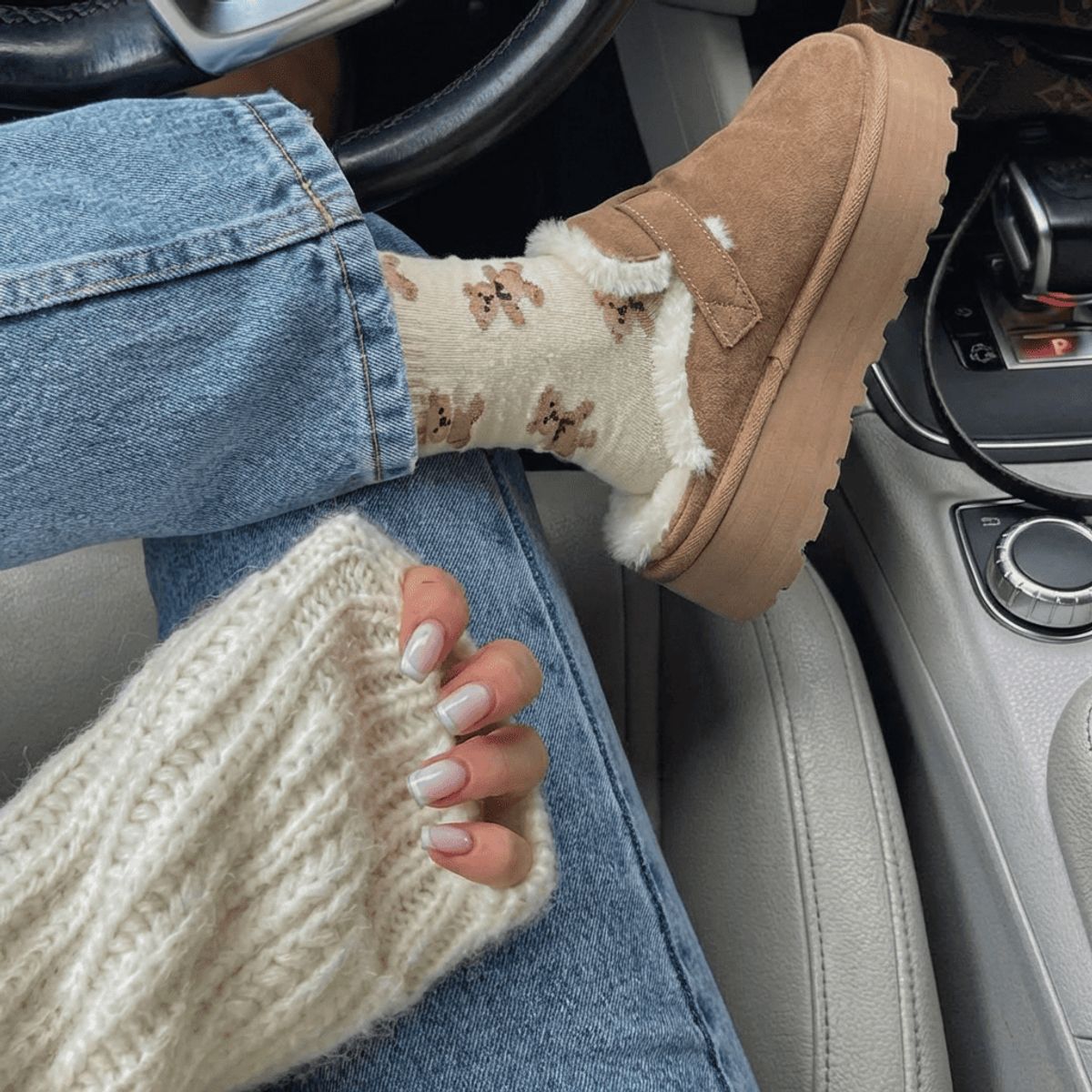 BOVINITA - Zueco Mujer Pantufla Chiporro Camel Liviana Caliente Comoda