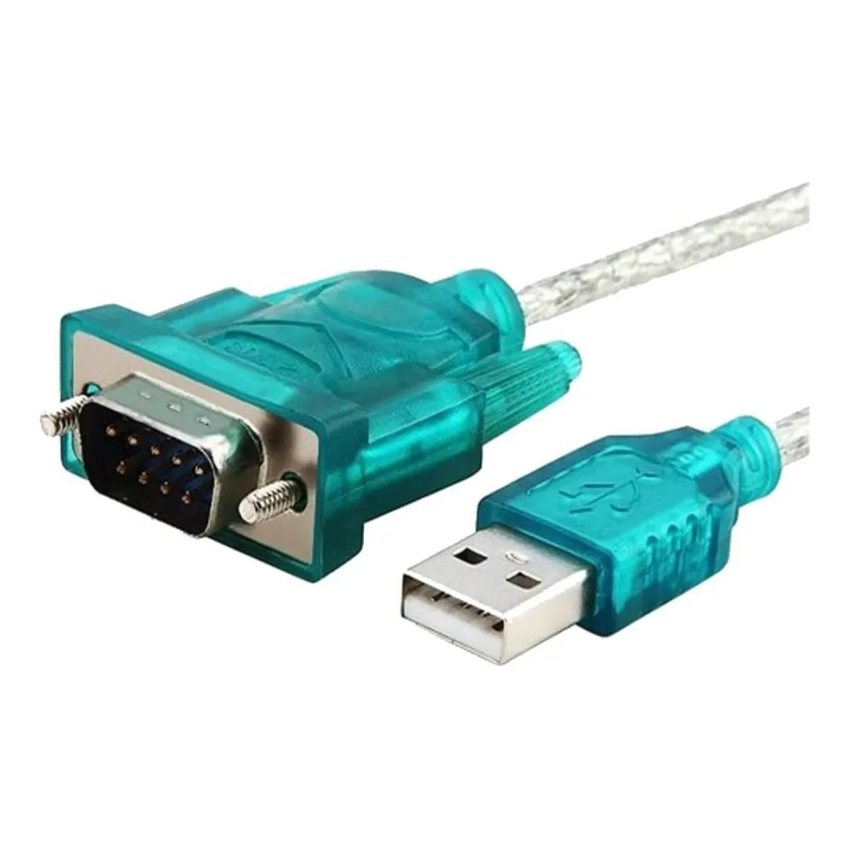 GENERICO - Cable Adaptador de Conexión USB a Rs232, D-sub, Db, 9 Pin 1m