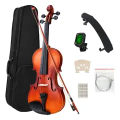 GENERICO - Violin 44 Acustico Estuche Y Arco + Accesorios Caoba