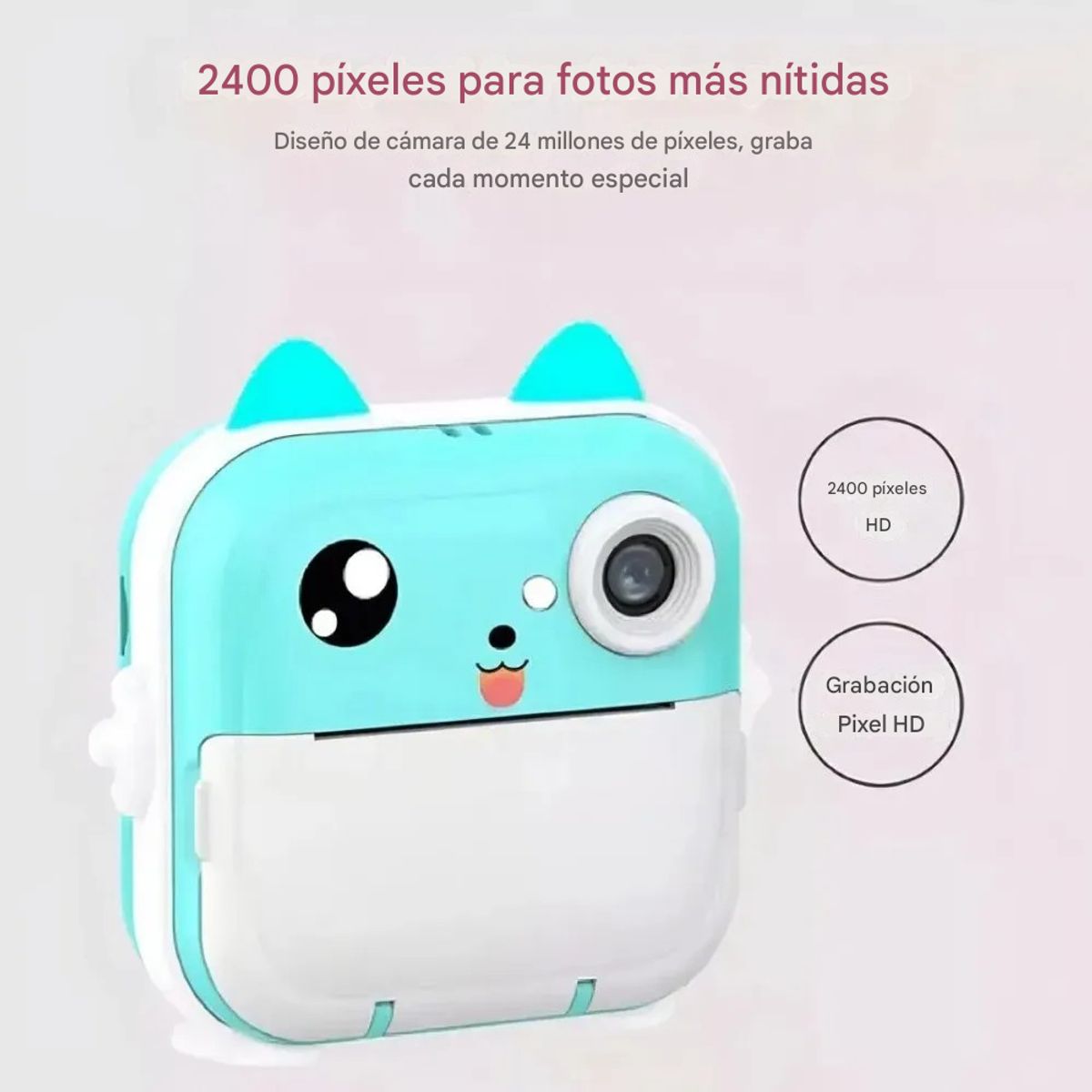 GENERICO - Cámara Instantánea Para Niños Cámara Con Impresora