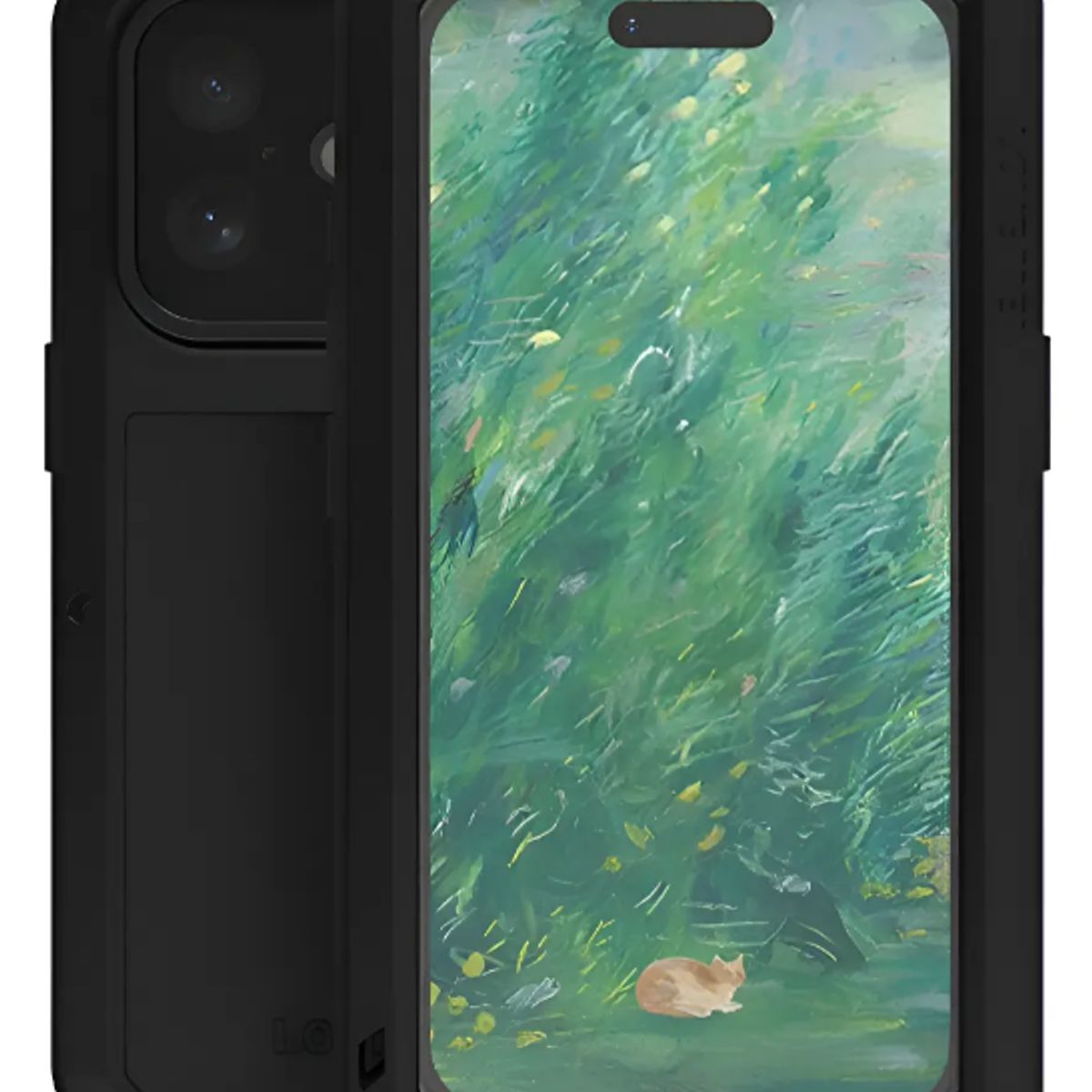 GENERICO - Carcasa Blindada Antigolpes Love Mei Para Iphone 16 Pro Max Negro Powerfull