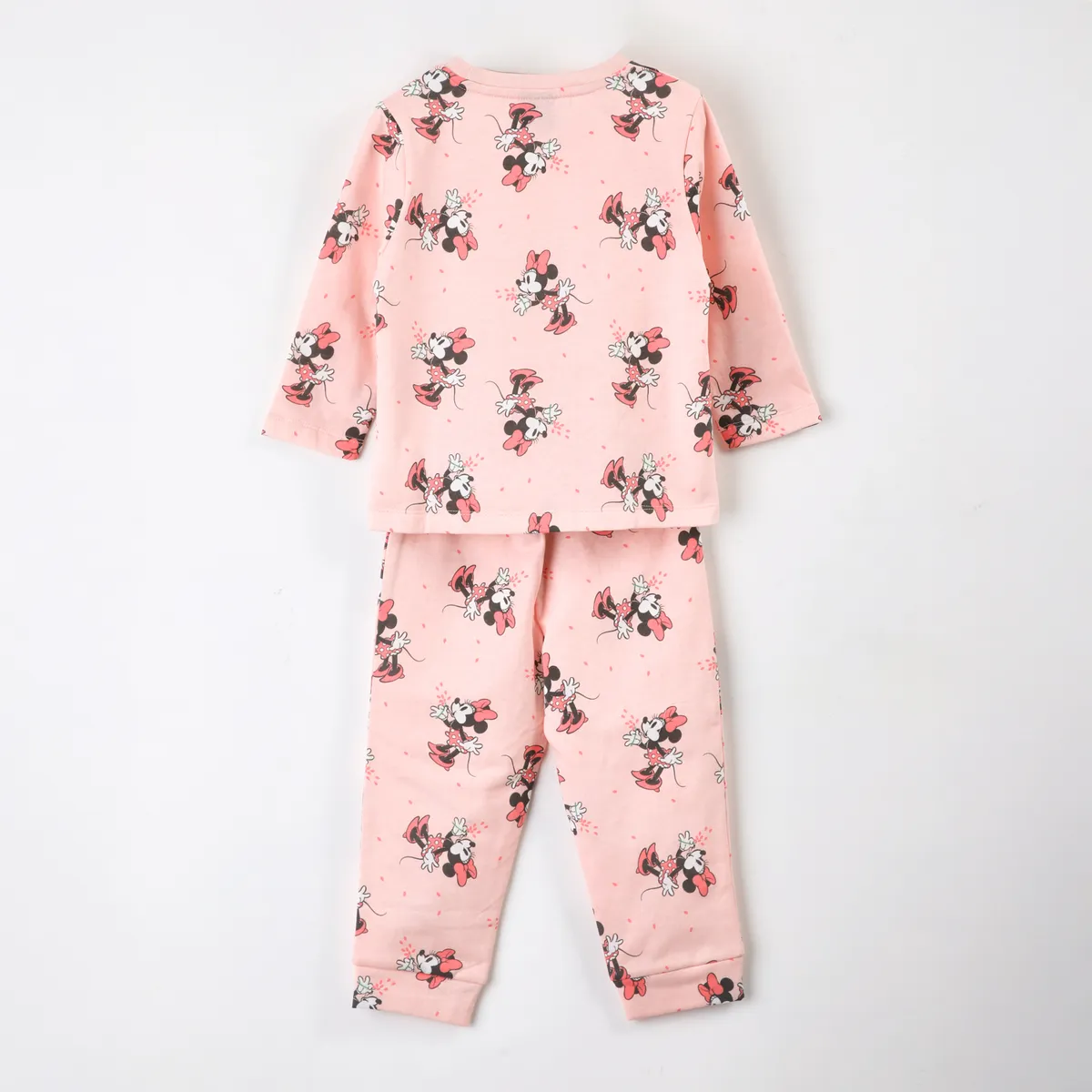 DISNEY - Pijama Manga Larga Niña Full Print Minnie Mouse Rosa Disney