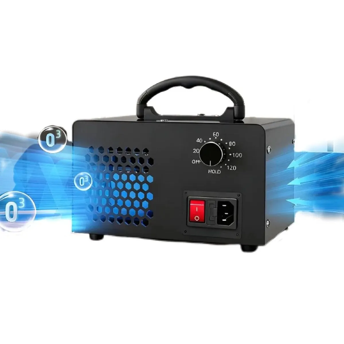 GENERICO - Maquina Generadora De Ozono Profesional 60gh Negro