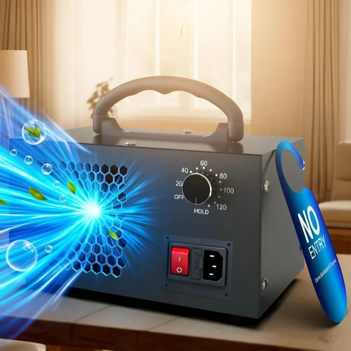 GENERICO - Maquina Generadora De Ozono Profesional 60gh Negro