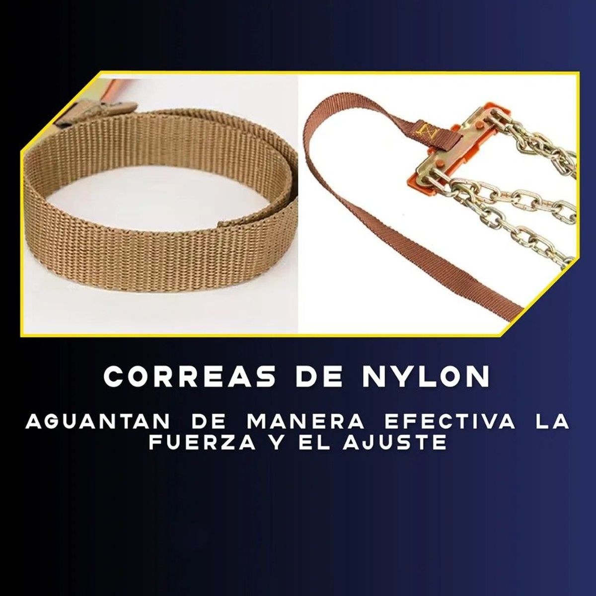 GENERICO - Cadenas Para Nieve Auto Camioneta Set X6 165-215mm
