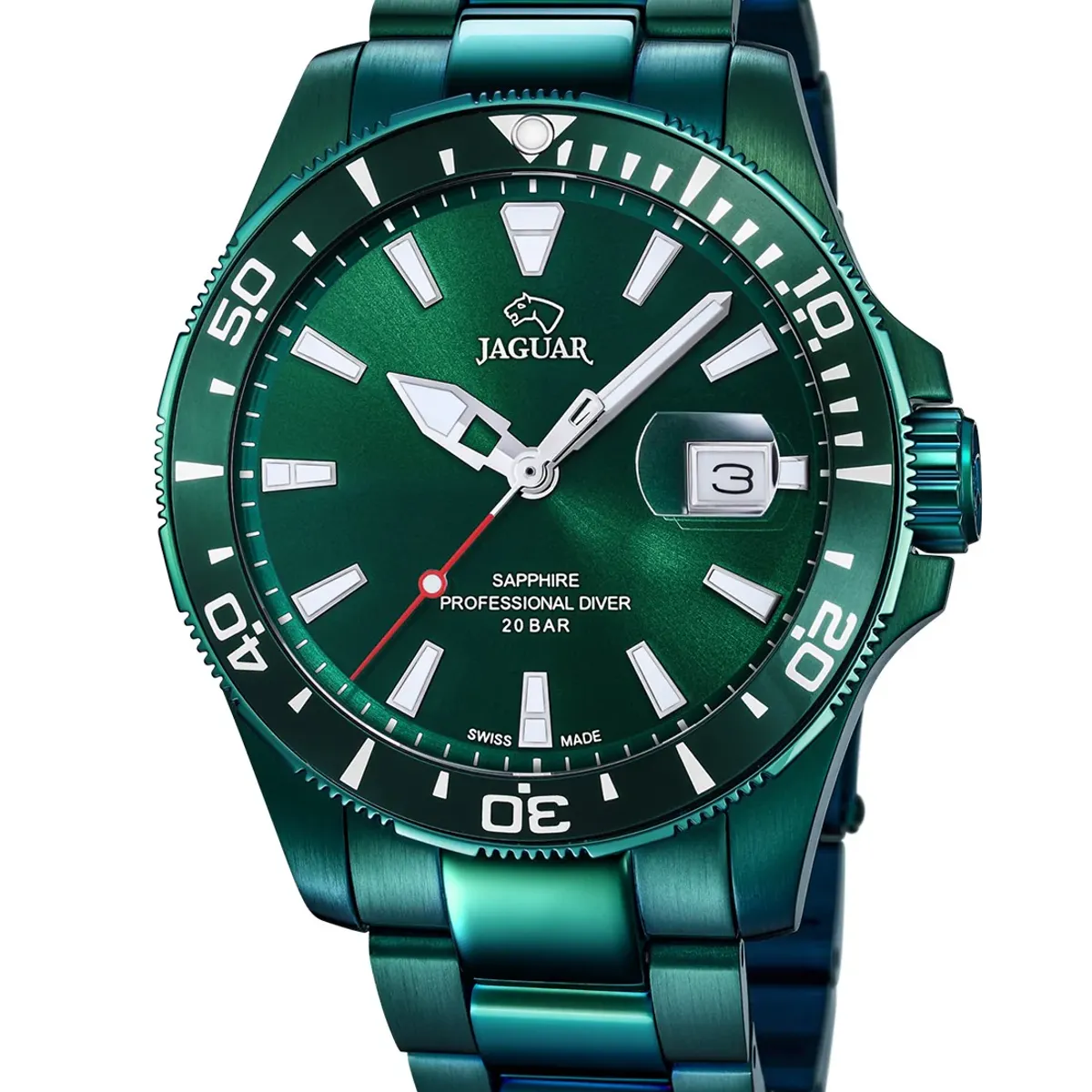 JAGUAR - Reloj Verde Jaguar Hombre Executive J9881