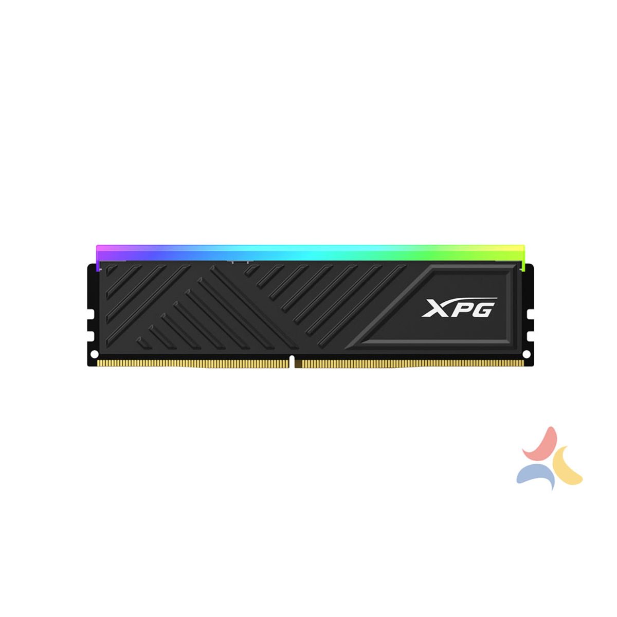 ADATA - MEMORIA UDIMM DDR4 XPG ADATA 8GB 3200MHZ D35 GAMMING BLACK RGB P/N AX4U32008G16A-SBKD35G