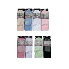 GARSIL - 12 Pares De Calcetas Tobilleras Antideslizante Para Mujer De Yoga Danza Fitness