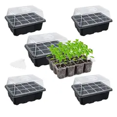 GENERICO - Kits 5 Germinadores De Semillas Mini Invernadero Semillero