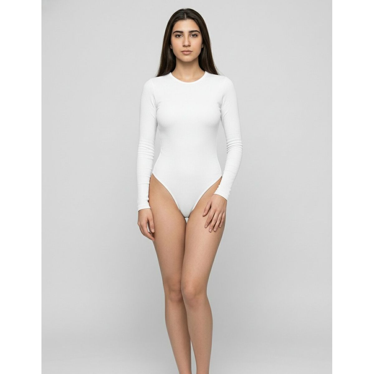 MABELLE - Body Mujer Cuello Redondo Manga Lisa