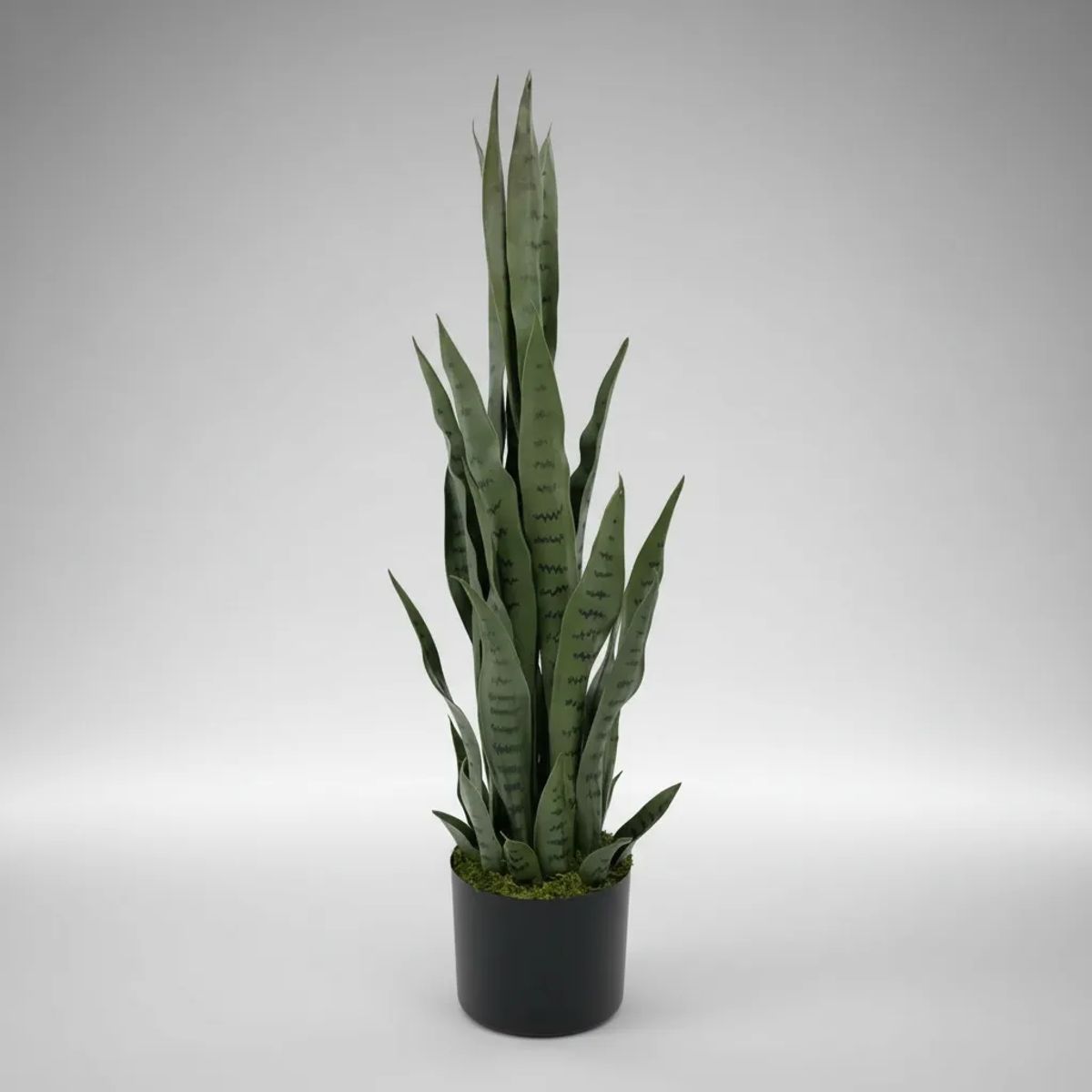 GENERICO - Planta Artificial Lengua De Suegra 90cm Con Macetero
