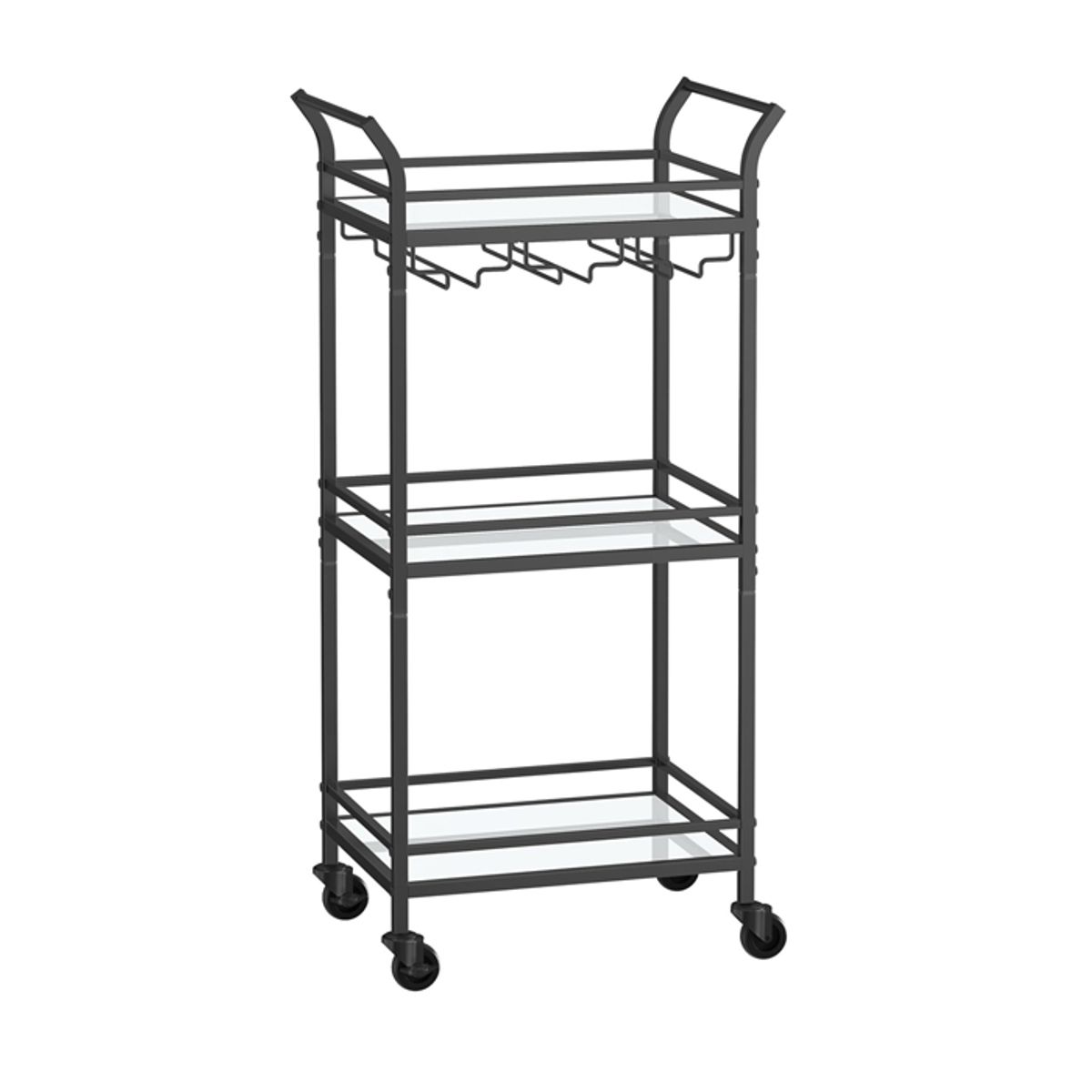 MSA MUEBLES SANTA ANA - Carro de bar black modern