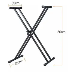 CREF - ATRIL DOBLE PARA TECLADO KS21B