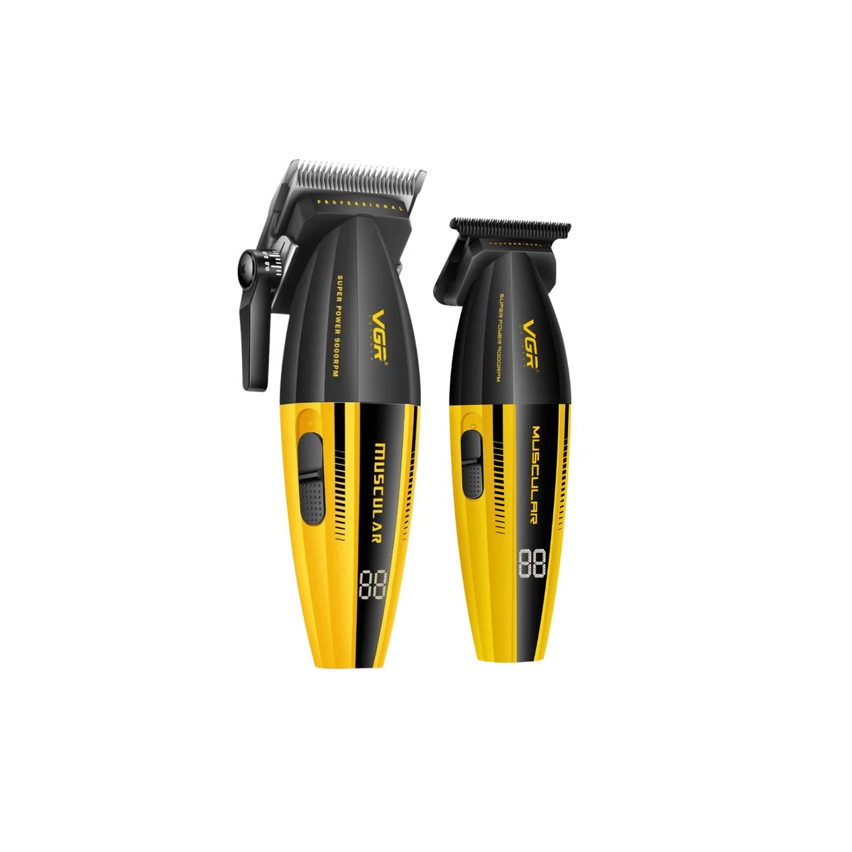 VGR - Barber Combo VGR Muscular V-285 + V-285T Profesional 9000 Rpm