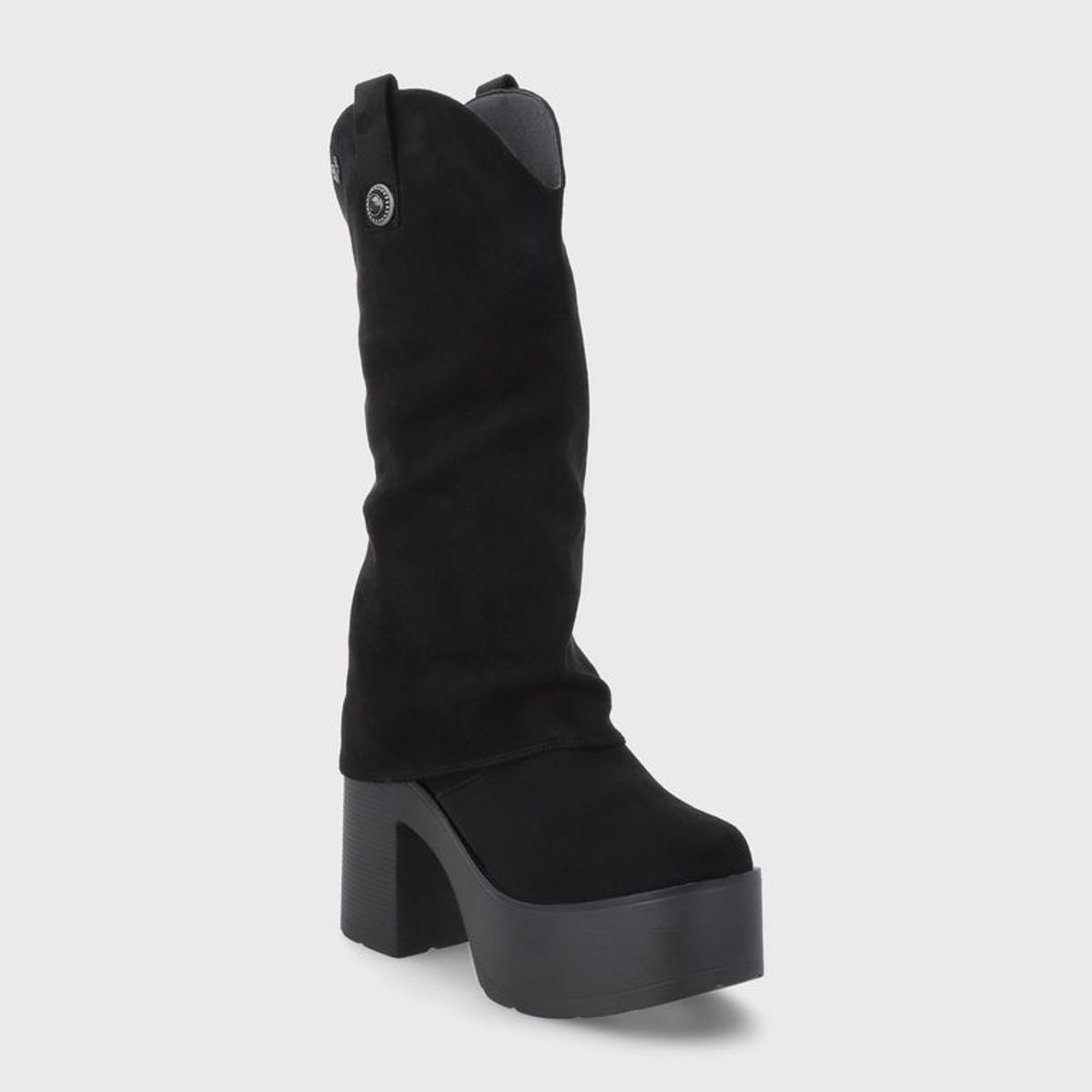 GOTTA - Bota Plataforma Negra Mujer 15039
