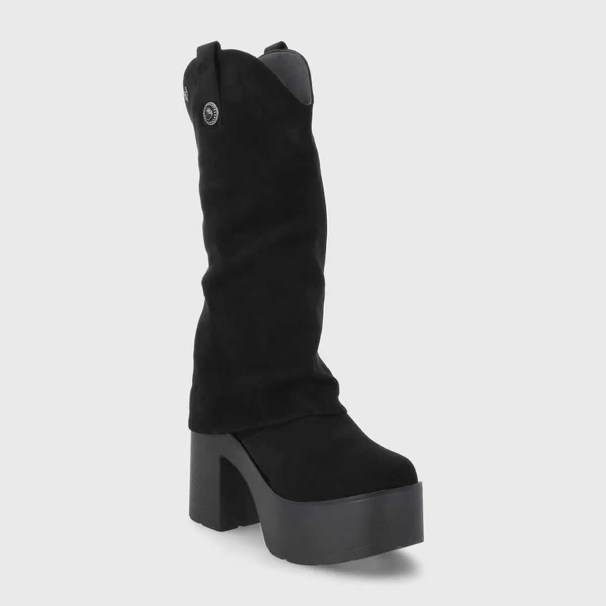 GOTTA - Bota Plataforma Negra Mujer 15039