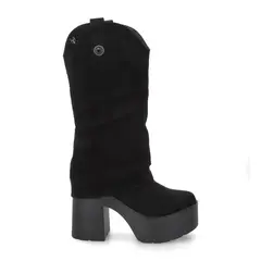 GOTTA - Bota Plataforma Negra Mujer 15039