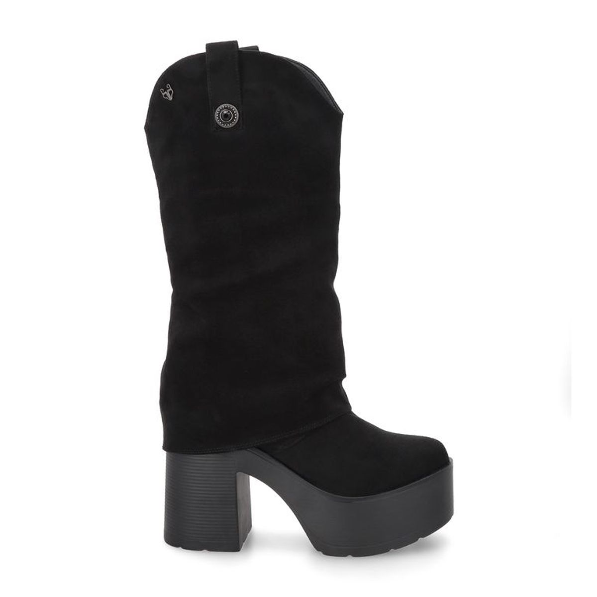 GOTTA - Bota Plataforma Negra Mujer 15039