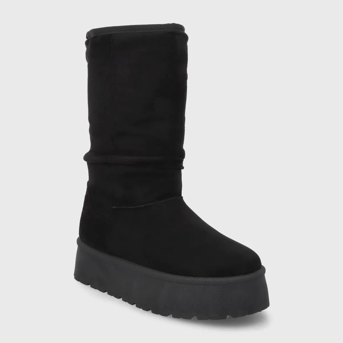 GOTTA - Bota Plataforma Negra Mujer 48114