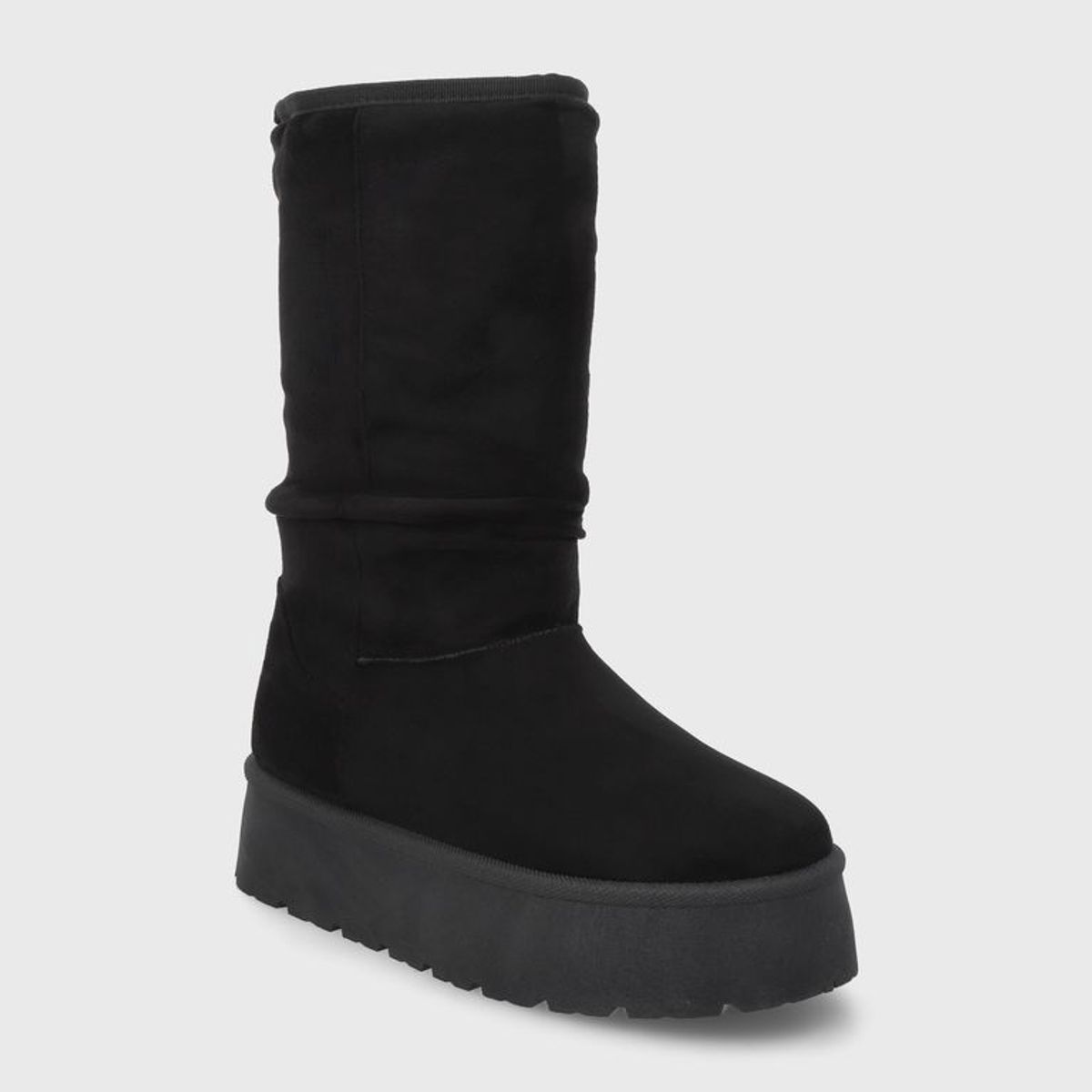 GOTTA - Bota Plataforma Negra Mujer 48114
