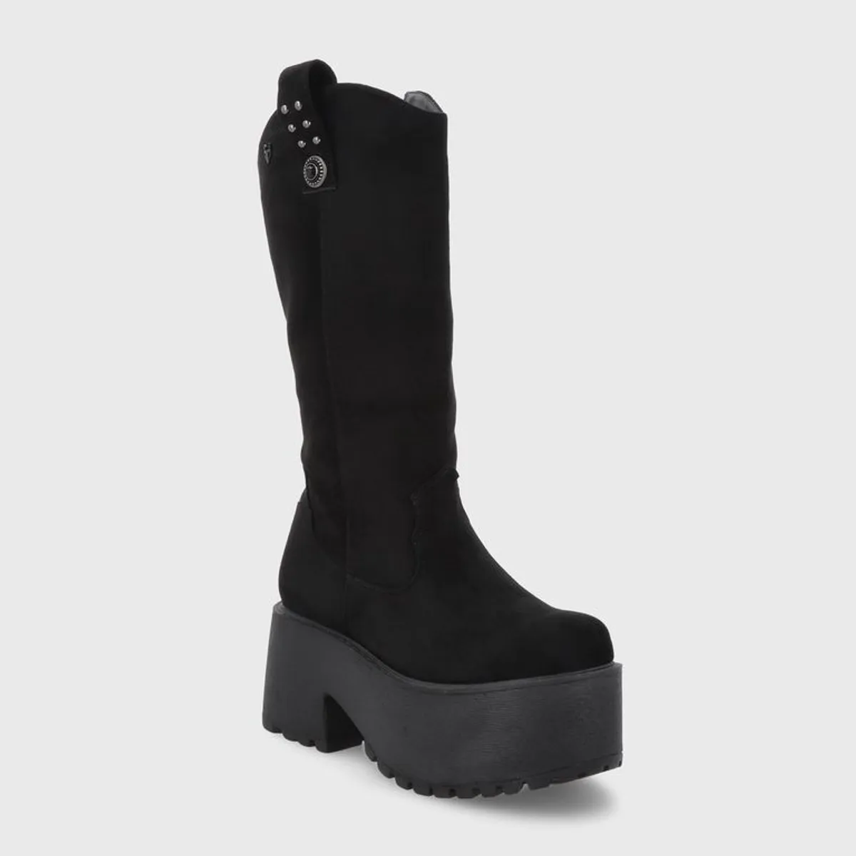 GOTTA - Bota Plataforma Negra Mujer 15170