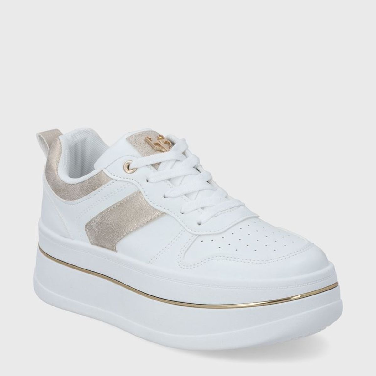 GOTTA - Zapatilla Plataforma Blanca Mujer 58010