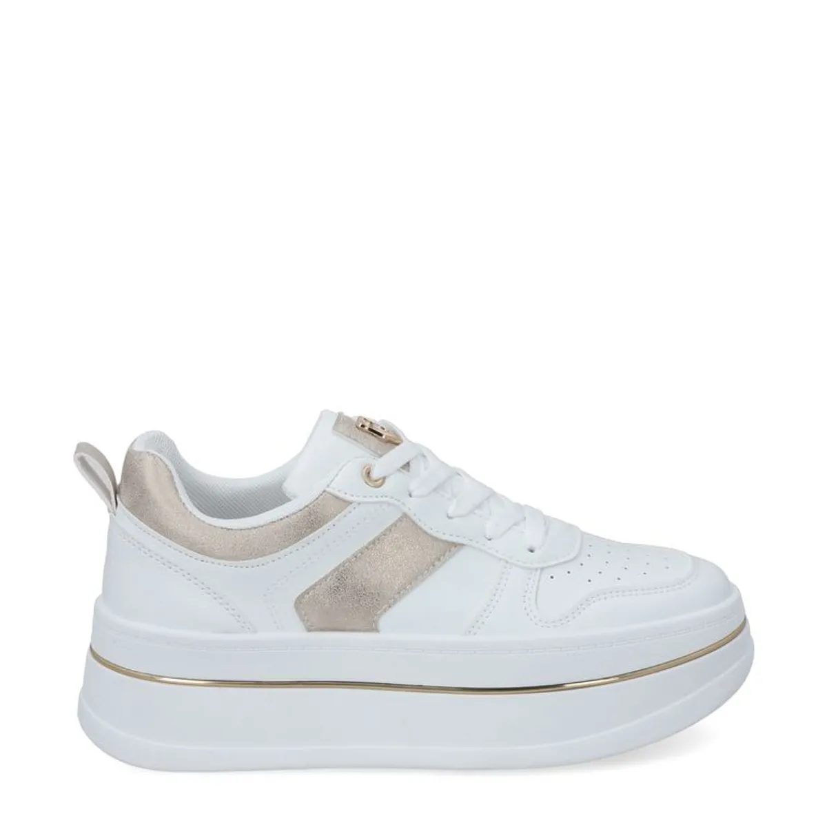 GOTTA - Zapatilla Plataforma Blanca Mujer 58010