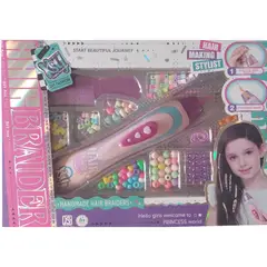 GENERICO - Set de Peinado Infantil Trenzador de Cabello con Accesorios para Niñas