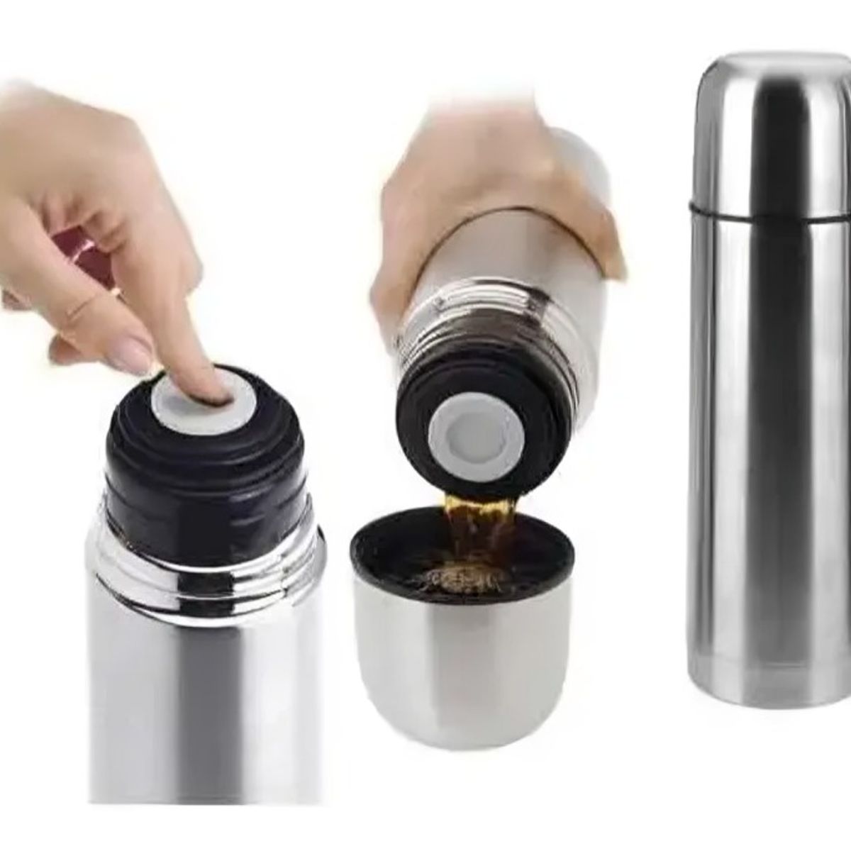 GENERICO - TERMO ACERO INOXIDABLE  1000ML