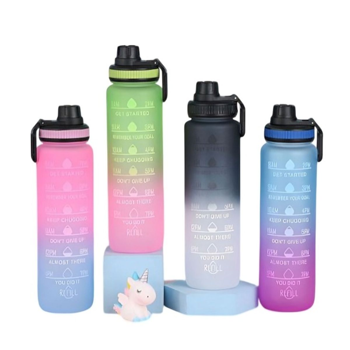 GENERICO - BOTELLA DE AGUA POR COLORES 1000ML
