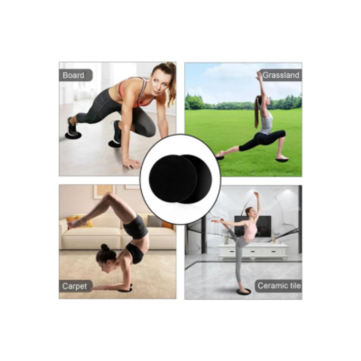 GENERICO - Discos Deslizantes Core Sliders Fitness Yoga Fitness 2ú