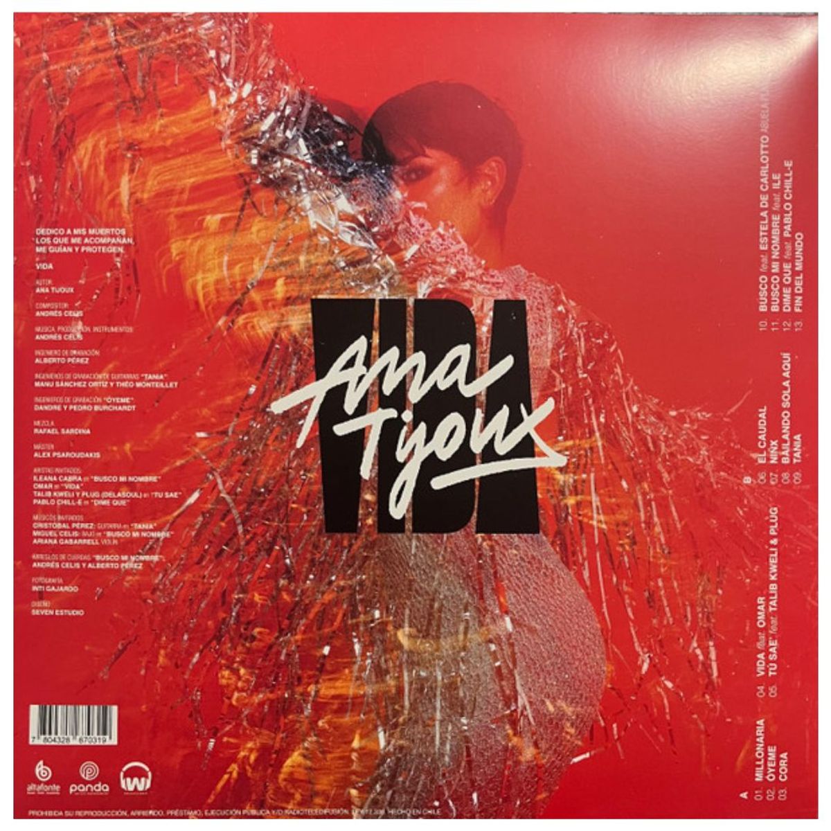 GENERICO - ANA TIJOUX - VIDA (RED VINYL) / VINILO