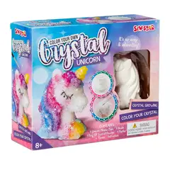 SEW STAR - Kit Unicornio Cultiva tus Propios Cristales y Píntalos 8 Piezas