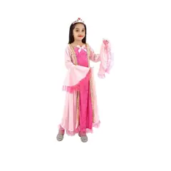 GENERICO - Disfraz Vestido Princesa Medieval Elegante Para Niñas 7-10