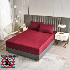 GENERICO - Cubre colchon impermeble 1.5P + funda de almohada