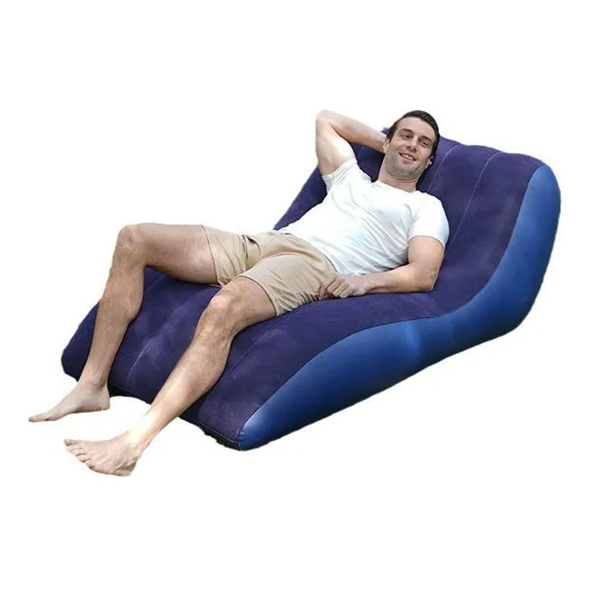 GENERICO - Sofá Inflable Tipo Puff Cómodo Práctico Multfuncional