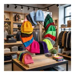 EKOL TACTICA MILITAR - Pack 12 Gorros Beanie Adultos Lana Térmicos Colores Surtidos