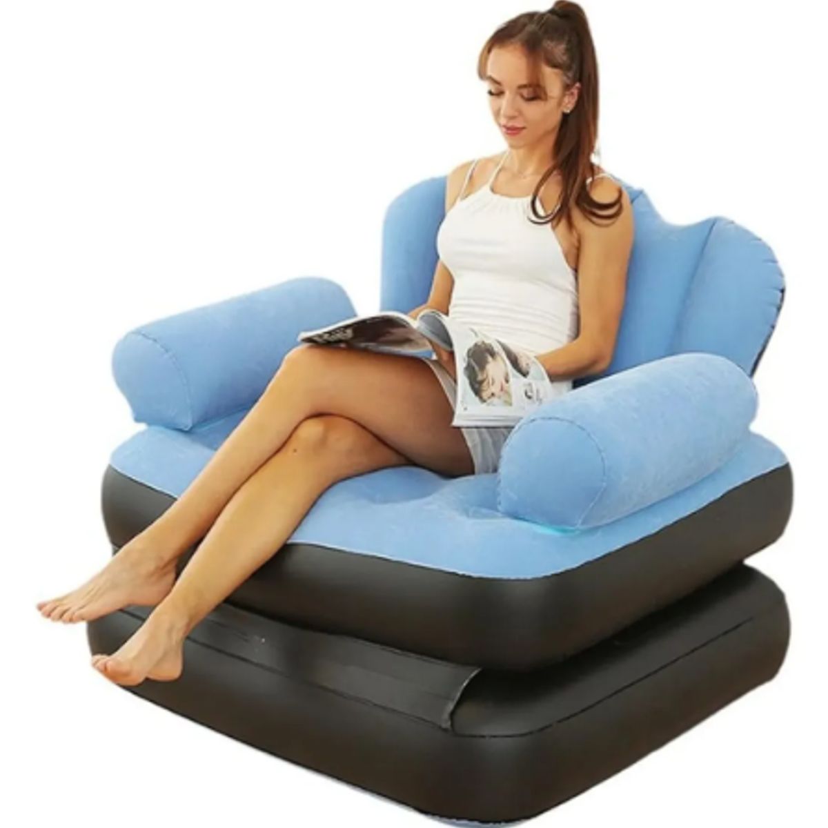 GENERICO - Sofá Cama Inflable Perezoso Multifuncional Para Adultos