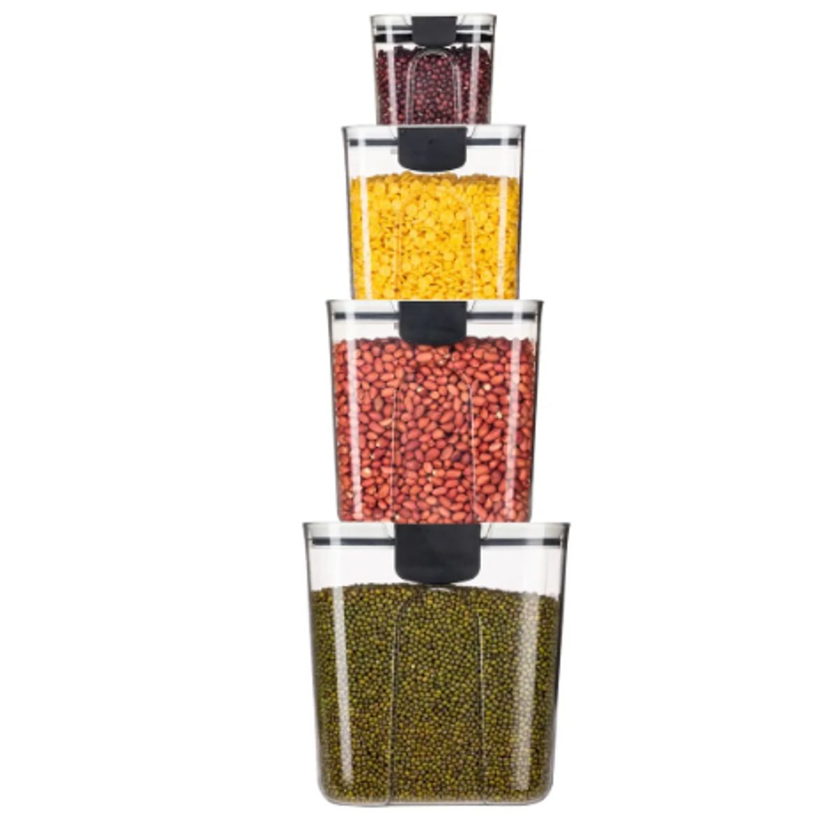 GENERICO - Set De Contenedores Herméticos Para Cocina Alimentos 4 Pcs
